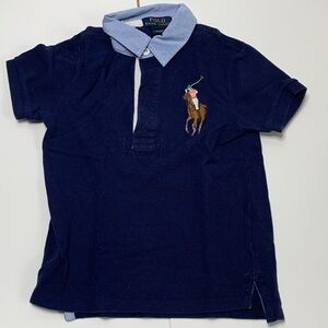 Polo by Ralph Lauren Kids Dark Blue Polo Shirt